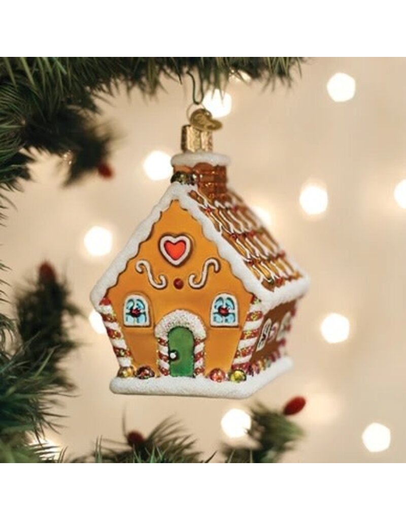 Old World Christmas Ornament Sweet Gingerbread Cottage