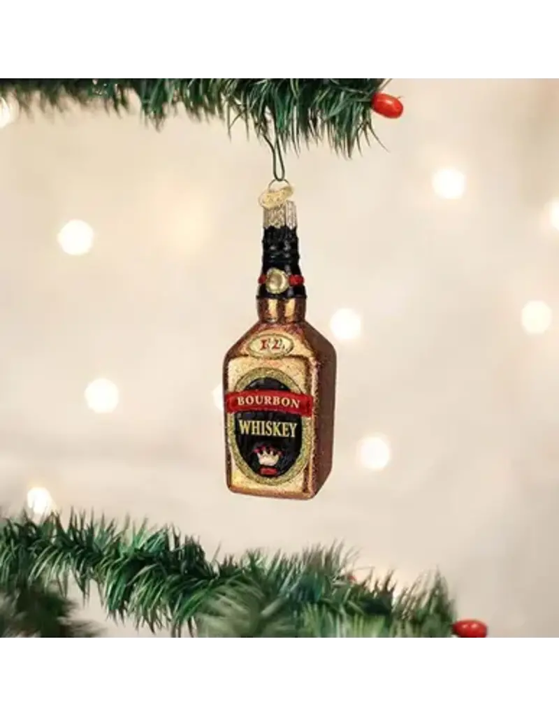Old World Christmas Ornament Bourbon Bottle