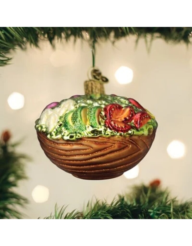 Old World Christmas Ornament Bowl of Salad