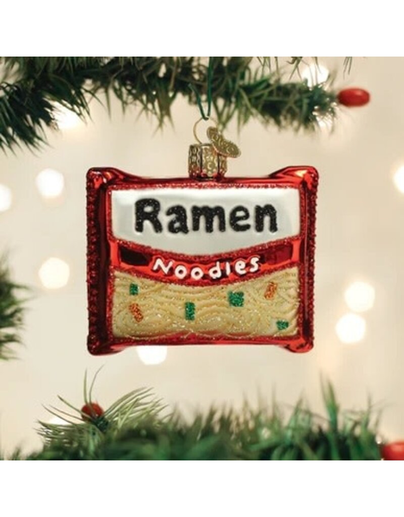 Old World Christmas Ornament Ramen Noodles