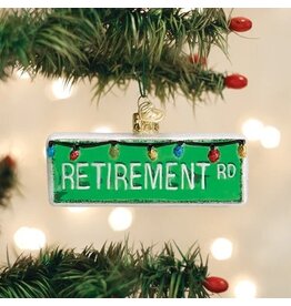 Old World Christmas Ornament Happy Retirement