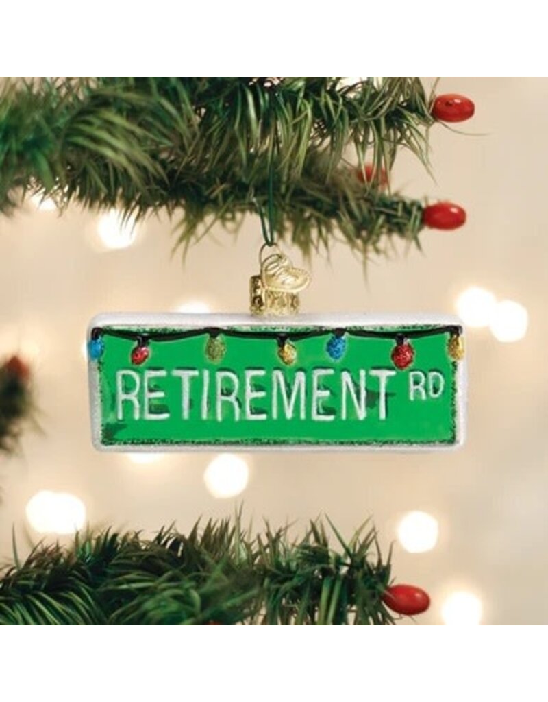 Old World Christmas Old World Christmas Ornament Happy Retirement