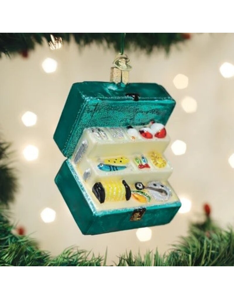 Old World Christmas Ornament Tackle Box