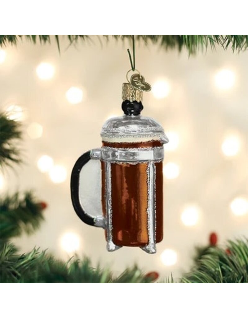 Old World Christmas Old World Christmas Ornament French Press Coffee