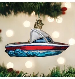 Old World Christmas Old World Christmas Ornament Ski Boat