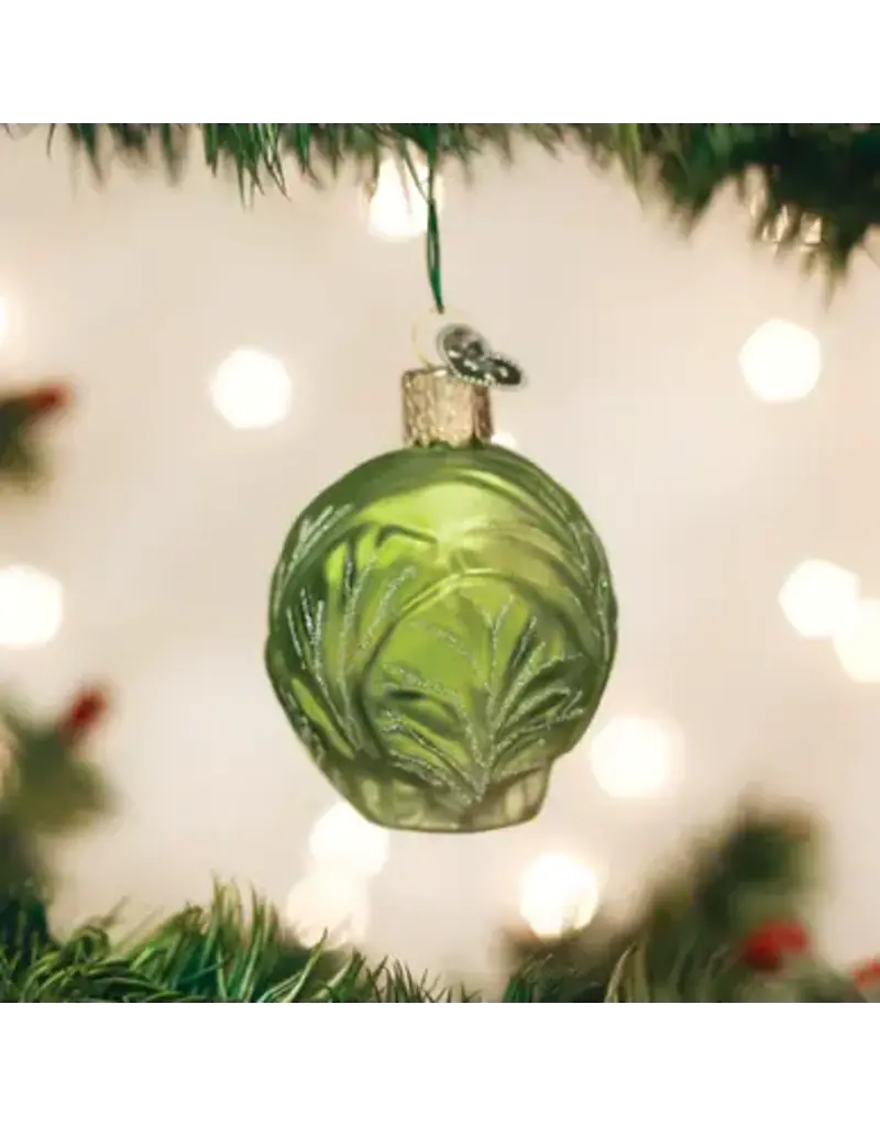 Old World Christmas Ornament Brussel Sprout