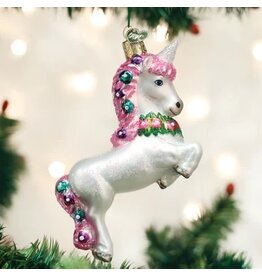 Old World Christmas Ornament Prancing Unicorn