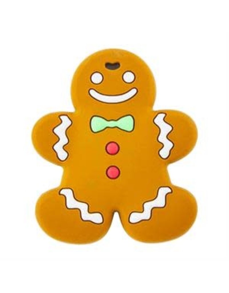 Mud Pie Mud Pie Holiday Silicone Teether Gingerbread Man