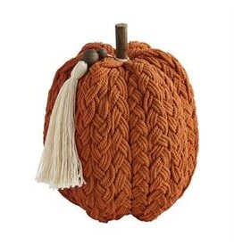 Mud Pie Mud Pie Fall Braided Pumpkin Orange