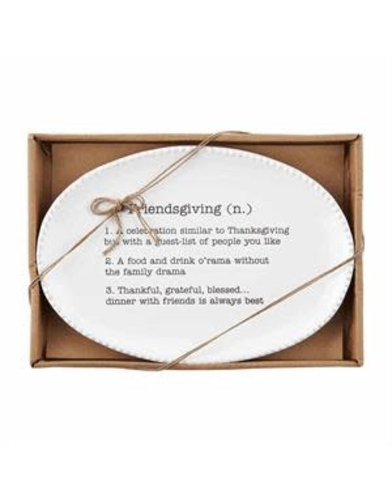 Mud Pie Mud Pie Fall Friendsgiving Boxed Platter