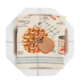 Mud Pie Fall Pie Dish & Server Set