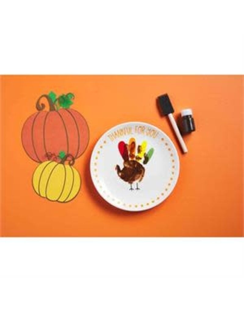 Mud Pie Mud Pie Fall Turkey Handprint Plate