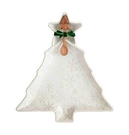 Mud Pie Mud Pie Holiday White Christmas Chip & Dip
