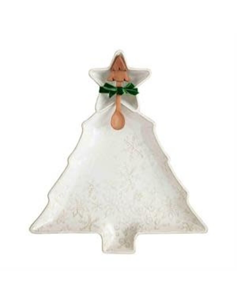 Mud Pie Mud Pie Holiday White Christmas Chip & Dip