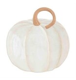 Mud Pie Mud Pie Fall White Pumpkin Bowl