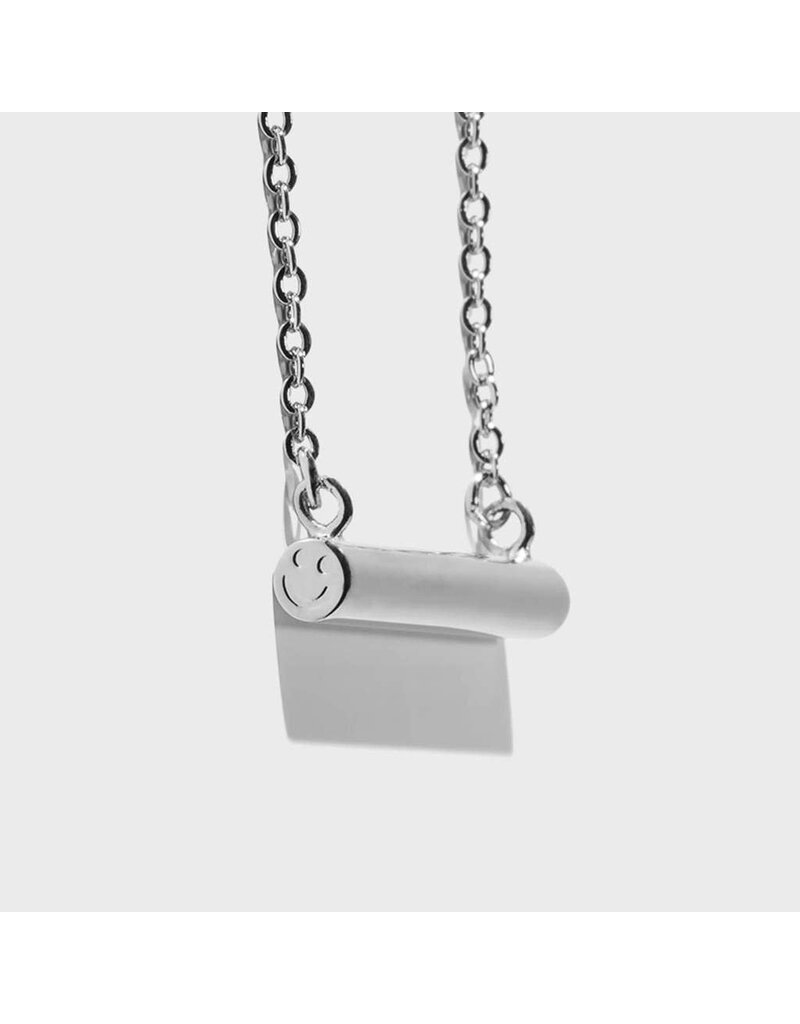Symbol Necklace - Smiley/Silver