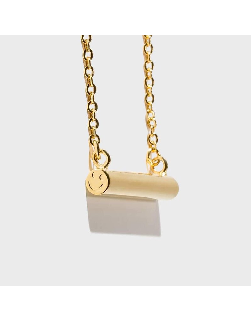Symbol Necklace - Smiley/Gold