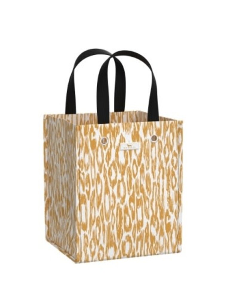 Zebra Print Plastic Shopping Bags - Small