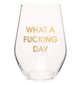 Chez Gagne Chez Gagne Wine Glass What A F*ing Day