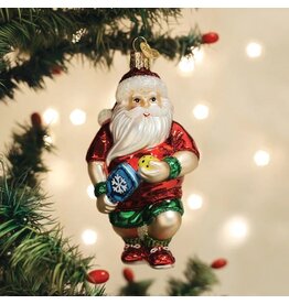 Old World Christmas Ornament Pickleball Santa