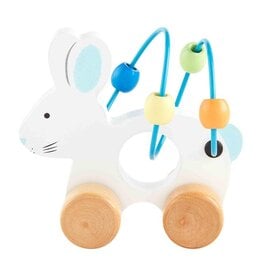 Mud Pie Mud Pie Easter Blue Wood Bunny Abacus Toy