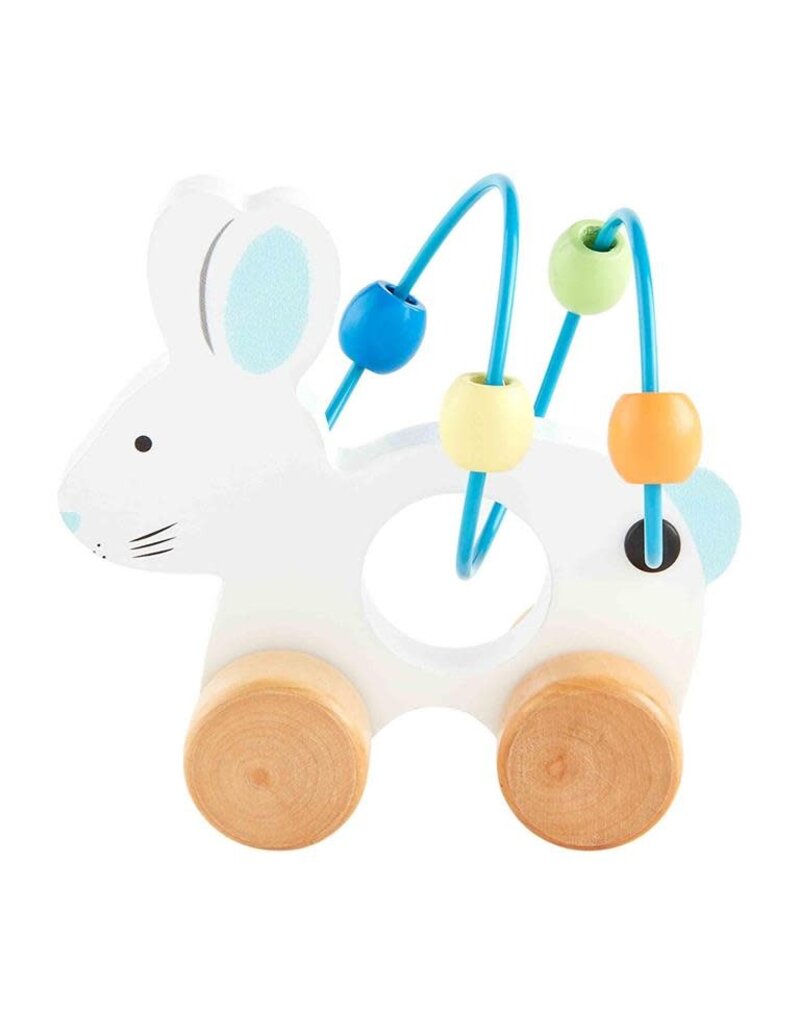 Mud Pie Mud Pie Easter Blue Wood Bunny Abacus Toy