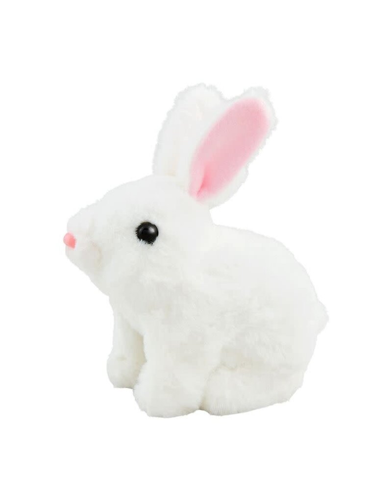Mud Pie Mud Pie Kids Easter White Hopping Bunny Plush