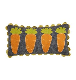 Mud Pie Mud Pie Easter Mini Pillow Carrot