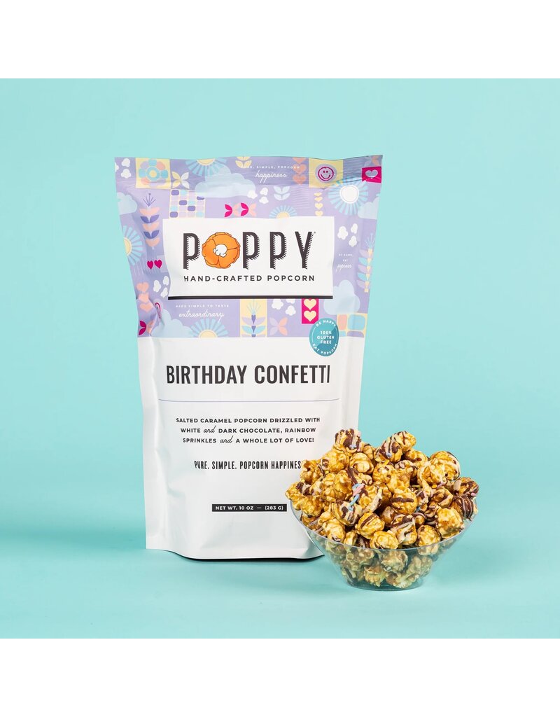 Poppy Popcorn Birthday Confetti