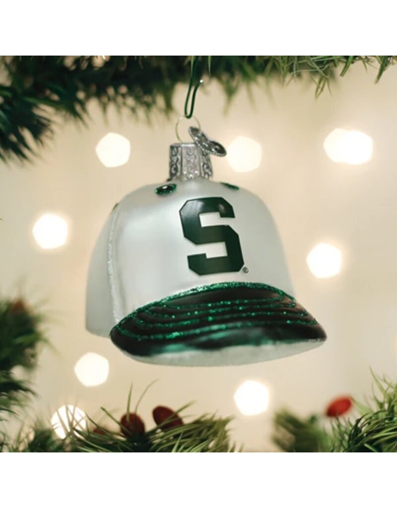 Old World Christmas Old World Christmas Ornament MSU Baseball Cap