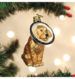 Old World Christmas Old World Christmas Ornament Cone of Shame Dog