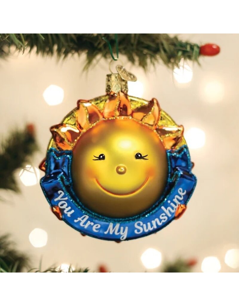 Old World Christmas Old World Christmas Ornament You are my Sunshine