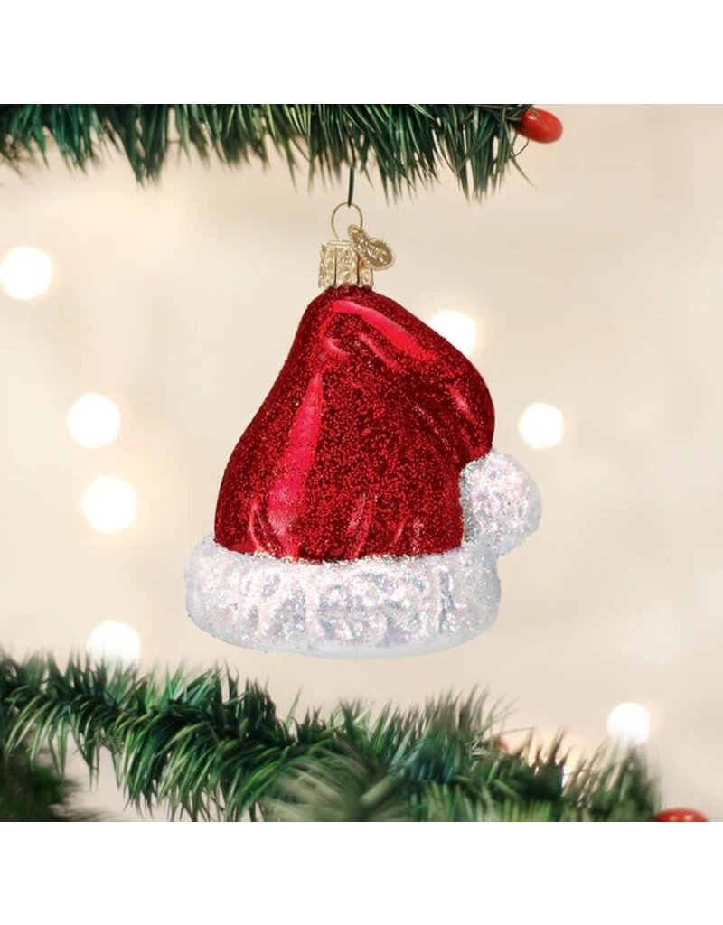 Old World Christmas Ornament Santa's Hat