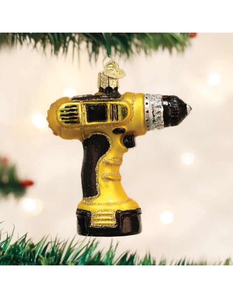 Old World Christmas Ornament Power Drill