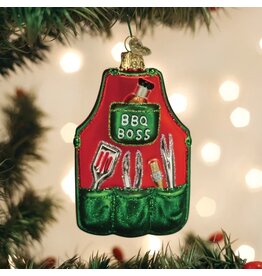 Old World Christmas Old World Christmas Ornament BBQ Apron