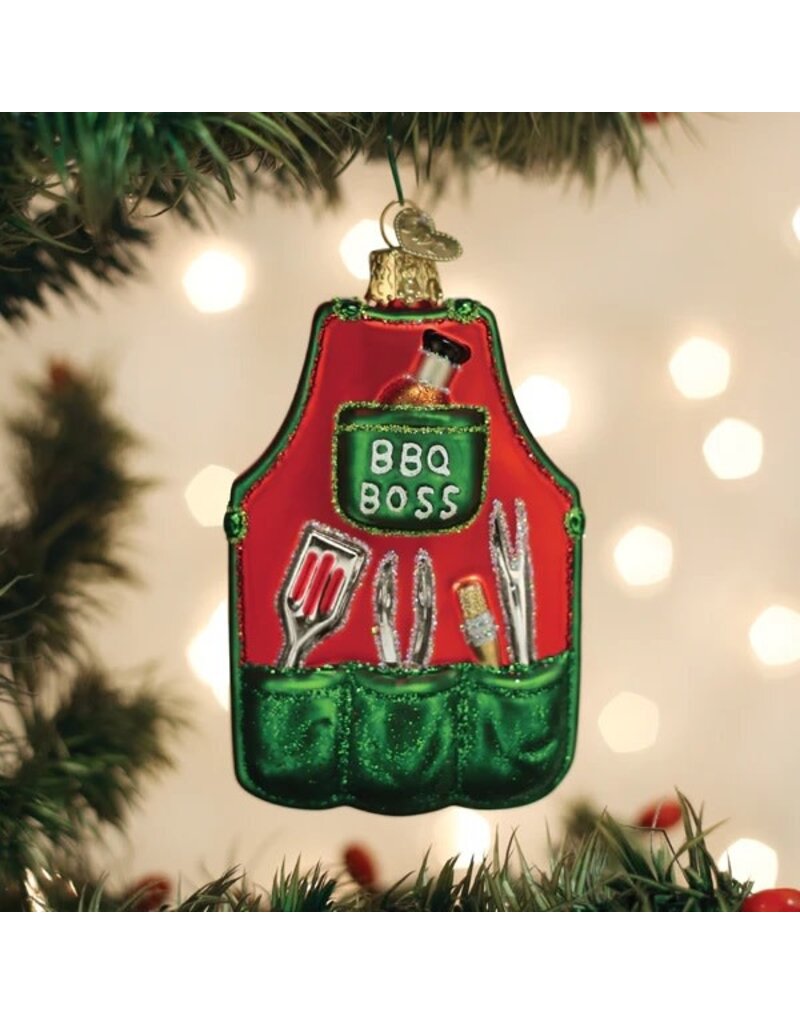 Old World Christmas Old World Christmas Ornament BBQ Apron