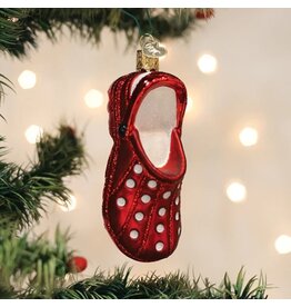Old World Christmas Ornament Rubber Clog
