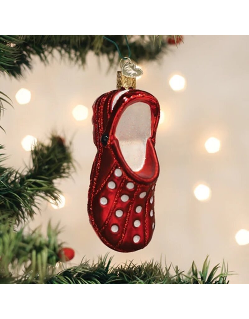 Old World Christmas Old World Christmas Ornament Rubber Clog