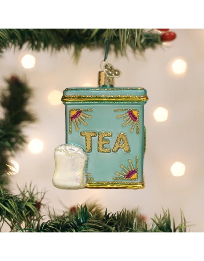 Old World Christmas Ornament Tea Tin