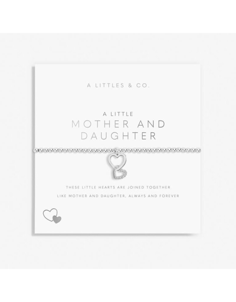 A Littles & Co. A Littles & Co. Bracelet Mother and Daughter- Silver