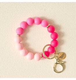The Darling Effect Darling Effect Keychain Wristlet - Tickled Pink