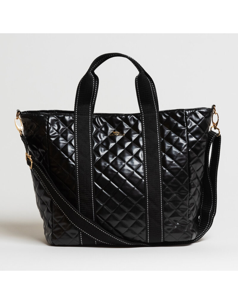 Scout Scout On the Clock Black Quilted