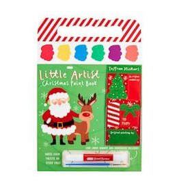 Mud Pie Mud Pie Holiday Watercolor Book XMas Green