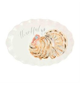 Mud Pie Mud Pie Fall Thankful Turkey Platter