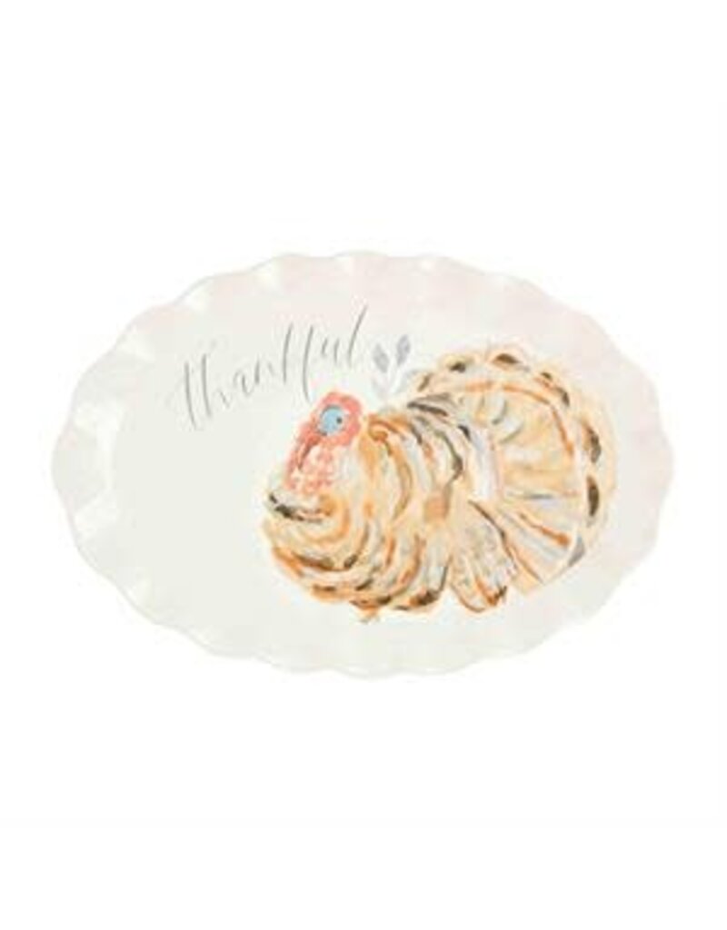 Mud Pie Mud Pie Fall Thankful Turkey Platter