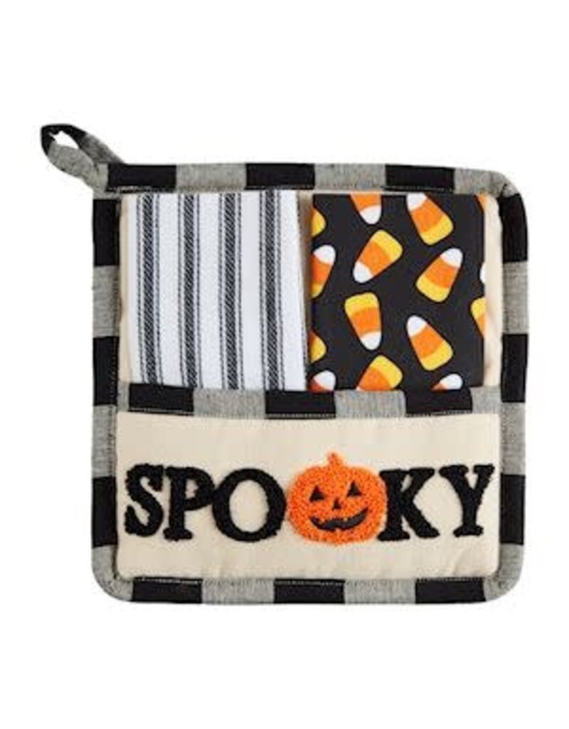 Mud Pie Mud Pie Fall Pot Holder Towel Spooky