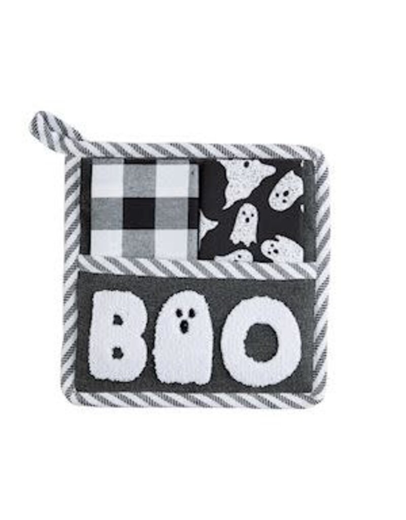Mud Pie Mud Pie Fall Pot Holder Towel Boo