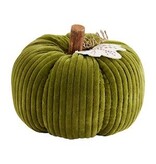 Mud Pie Mud Pie Fall Pumpkin Sitter Green Courduroy