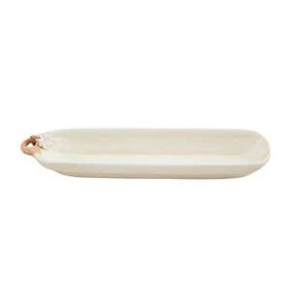Mud Pie Mud Pie Fall Pumpkin Cracker Dish White