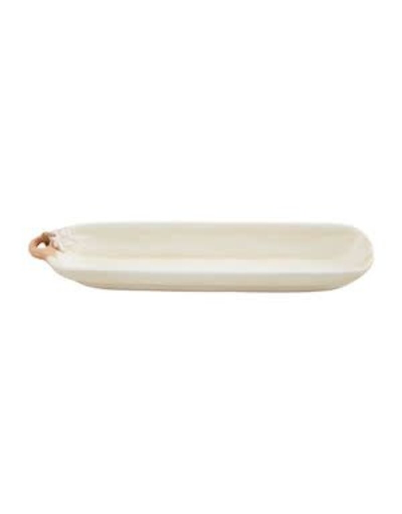 Mud Pie Mud Pie Fall Pumpkin Cracker Dish White